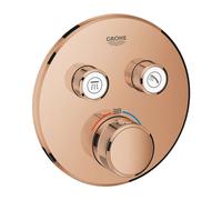 Grohe Grohtherm SmartControl - Grifo termostático empotrado de ducha, 2 válvulas, Warm Sunset 29119DA0