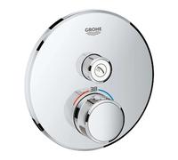 Grohe Grohtherm SmartControl grifo para ducha empotrado con termostato StarLight Chrome 29118000