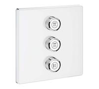 Grohe Grohtherm SmartControl - Válvula empotrada para 3 aparatos, blanco luna 29158LS0