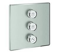 Grohe Grohtherm SmartControl Válvula oculta de 3 vías, 29127DC0, Color: súper acero