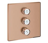 Grohe Grohtherm SmartControl Válvula oculta de 3 vías, 29127DL0, Color: cálido atardecer cepillado