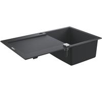 Grohe 31644AP0 - K500 Fregadero individual y desagüe, Gris (Granite Black), 86 x 50 cm