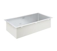 GROHE K700 | 1 cubeta | Fregadero de cocina - montaje sobre encimera, bajo encimera o enrasado | incluye: set de desagüe, cestillo y set de montaje | acero inoxidable | 31580SD1