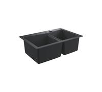 Grohe - Fregadero compuesto K700 con desagüe, 84x56 cm, negro granito 31657AP0