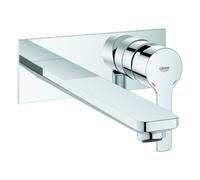 Grohe Lineare mezclador de lavabo de 2 agujeros, de pared, proyección 207mm, 23444001, Color: cromado