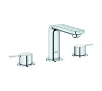Grohe Lineare - Grifo de 3 orificios para lavabo M, cromo 20304001