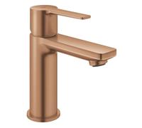 Grohe Lineare New - Grifo para lavabo con desagüe Push-Open, cepillado Warm Sunset 23791DL1