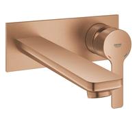Grohe Lineare New - Mezclador empotrado de lavabo, instalación con 2 orificios, cepillado Warm Sunset 23444DL1