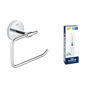 Grohe Lote Start Cosmopolitan QuickFix - Portarrollos en Cromo con Adhesivo QuickGlue A1 (Pegamento sin taladrar para 1 Punto de Montaje), Ref. 41165000