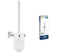 Grohe Lote Start Cosmopolitan QuickFix - Set escobillero en Cromo con Adhesivo QuickGlue A1 (Pegamento sin taladrar para 1 Punto de Montaje), Ref. 41169000