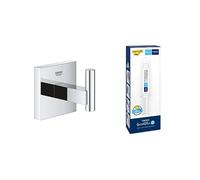 Grohe Lote Start Cube QuickFix - Colgador de baño individual en cromo con Adhesivo QuickGlue A1