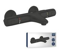 Grohe Mezclador termostático Precision Trend Negro mate