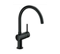 Grohe Minta grifo de cocina de pie negro 32917KS0