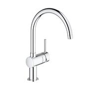 GROHE Grifo de cocina Minta 32917000 Monomando caño en C StarLight Chrome cromo
