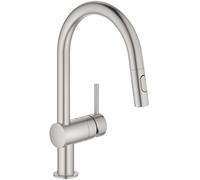 Grohe Minta grifo de cocina de pie SuperSteel 32321DC2