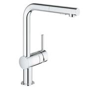 Grohe Minta - Grifo de fregadero con ducha extraíble, cromo 30274000