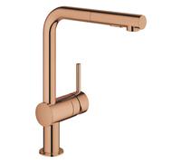 Grohe Minta - Grifo de fregadero con ducha extraíble, Warm Sunset 30274DA0