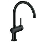 GROHE Grifo monomando Minta 32917KS0 caño en C 223 mm orientable negro