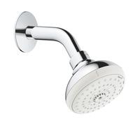 Grohe New Tempesta ducha con efecto lluvia 10x10 cm StarLight Chrome 26088001