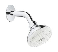 Grohe New Tempesta ducha con efecto lluvia 10x10 cm StarLight Chrome 27870001