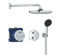 Grohe Precision - Conjunto de ducha con termostato empotrado, diámetro 25 cm, cromo 34883000