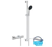 Grohe Precision Feel - Conjunto de ducha con termostato, 3 chorros, cromo 34853001