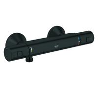 Grohe Precision grifo para ducha a pared con termostato negro 345942430