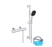Grohe Precision Trend - Conjunto de ducha con termostato, 3 chorros, cromo 34237003
