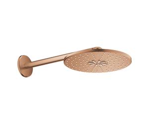 Grohe Quadra brazo de ducha con efecto lluvia 31x31 cm circular Brushed Warm Sunset 26475DL0