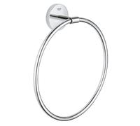 Grohe Start Cosmopolitan QuickFix - Toallero Individual de argolla, Cromo, para Pegar (Pegamento QuickGlue A1) o atornillar, Ref. 41167000
