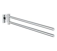 Grohe QuickFix Start Cube - Toallero doble, longitud 44 cm, cromo 40976000