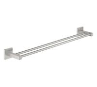 Grohe QuickFix Start Cube - Toallero doble, supersteel 41104DC0
