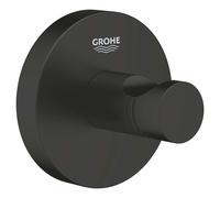 GROHE Toallero Start 411732430 QuickFix (apto para taladrar o pegar) Negro mate