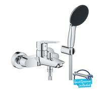 Grohe QuickFix Start - Grifo de bañera con accesorios, cromo 25283002