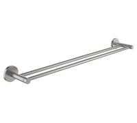 Grohe QuickFix Start - Toallero doble, supersteel 41203DC0