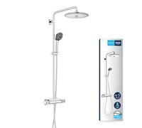 GROHE Conjunto de ducha Vitalio Joy 26403002 – Termostato, rociador efecto lluvia, cromo StarLight