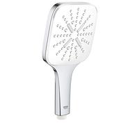 Grohe Rainshower SmartActive Cube - Cabezal de ducha, 130, 3 chorros, blanco luna 26551LS0