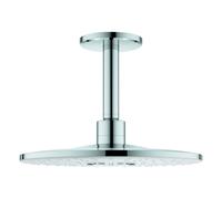 Grohe Rainshower 310 SmartActive Juego de ducha mural Salida de techo 142 mm, 2 tipos de chorro, 26477LS0, Color: Blanco Luna