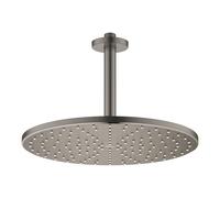 Grohe Rainshower brazo de ducha con efecto lluvia 31x31 cm circular Brushed Hard Graphite 26560AL0