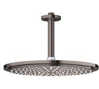 Grohe Rainshower brazo de ducha con efecto lluvia 31x31 cm circular Hard Graphite 26067A00