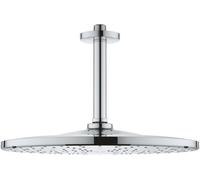 Grohe Rainshower brazo de ducha con efecto lluvia 31x31 cm circular StarLight Chrome 26560000