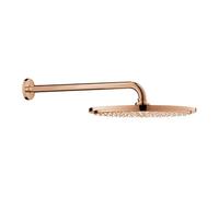 Grohe Rainshower brazo de ducha con efecto lluvia 31x31 cm circular Warm Sunset 26066DA0