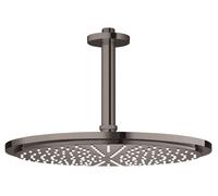 Grohe Rainshower brazo de ducha con efecto lluvia 31x31 cm circular Hard Graphite 26067A00
