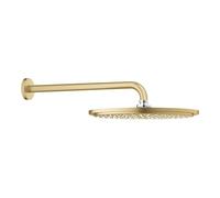 Grohe Rainshower Cosmopolitan - Rociador de ducha Cosmopolitan 310 con brazo 38 cm, 1 chorro, Cool Sunrise cepillado 26066GN0