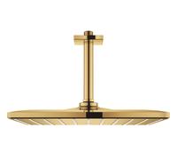 Grohe Rainshower Mono Cube - Juego de ducha fija de techo 142 mm, 1 chorro, Cool Sunrise 26566GL0