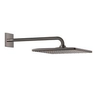 Grohe Rainshower brazo de ducha con efecto lluvia 31x31 cm cuadrada Hard Graphite 26564A00
