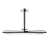 Grohe Rainshower brazo de ducha con efecto lluvia 31x31 cm cuadrada StarLight Chrome 26566000