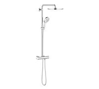GROHE Rainshower Smartactive 310 - Columna de ducha con termostato de pared (tope de seguridad a 38°C, duradero, sistema antical, protección antiquemaduras), cromo, 27968001