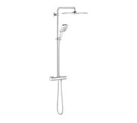 GROHE Rainshower Smartactive 310 - Columna de ducha con termostáto (tope de seguridad a 38°C, duradero, sistema antical, protección antiquemaduras), cromo, 26649000