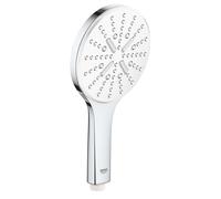 Grohe Rainshower SmartActive - Cabezal de ducha, 130, 3 chorros, blanco luna 26544LS0